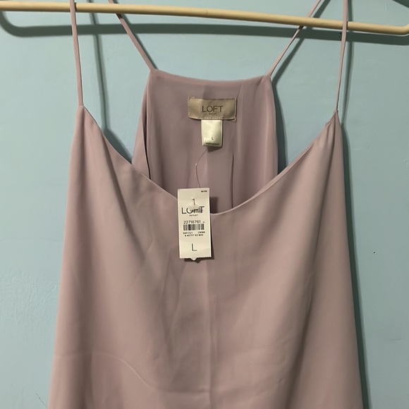 Ann Taylor Loft Size L Flowy Summer Top NWT - Picture 2 of 4